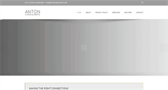 Desktop Screenshot of antonconsultants.com