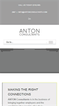 Mobile Screenshot of antonconsultants.com
